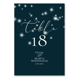 Numéro de table Elégant Beach Wedding Arbor