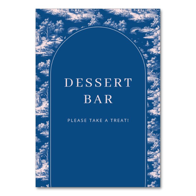 Numéro De Table Elegant Dessert Bar Invitation (Par défaut)