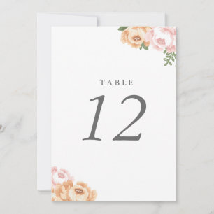 Numéro de table élégant en pot de maçon