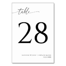 Élégant Mariage de calligraphie noire moderne 28