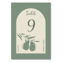 Élégant Mariage de poire verte