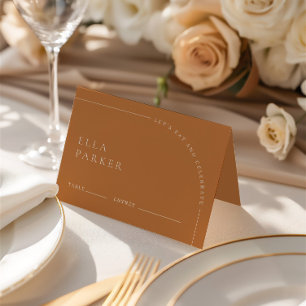 Numéro De Table Elégant minimaliste moderne Boho Mariage lieu d'hô