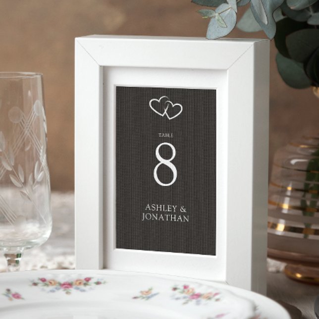Numéro De Table Élégant Moderne Éléments simples Mariage (Créateur téléchargé)