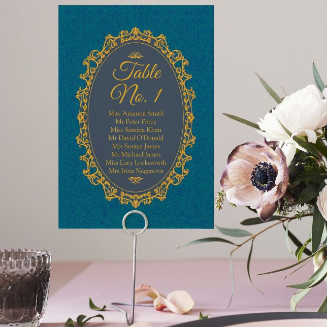 Numéro De Table Elégant Seating chart Regencycore Regency style (Créateur téléchargé)