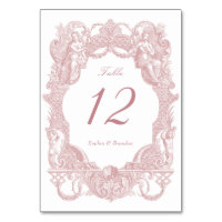 Elégant Vintage Baroque Bush Toile Mariage