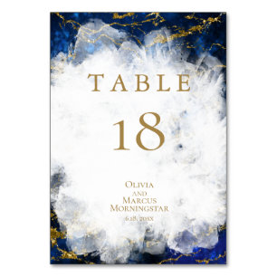 NUMÉRO DE TABLE Élégante géode de cristal de Lap