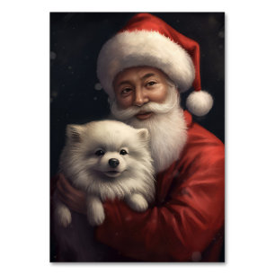 Numéro De Table Esquimau américain avec Noël Festif du Père Noël
