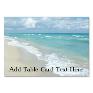 Numéro De Table Extreme Relaxation Plage Vue Océan