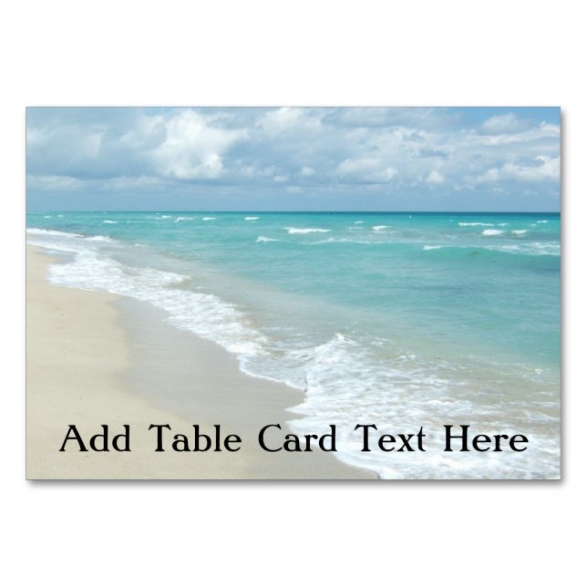 Numéro De Table Extreme Relaxation Plage Vue Océan (Devant)