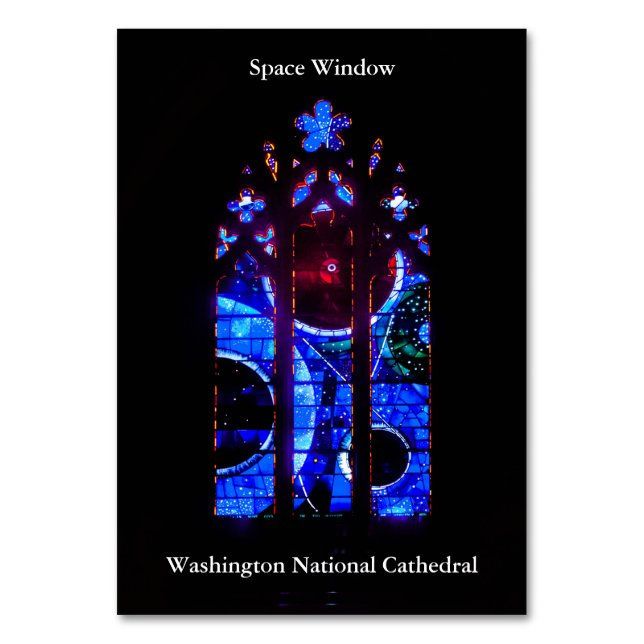 Numéro De Table Fenêtre spatiale à la cathédrale nationale de Wash (Par défaut)