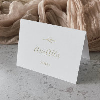 Feuille minimale | Cartes-Mariages Gold