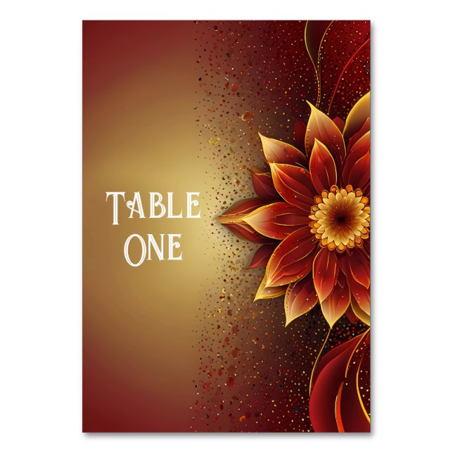 Numéro De Table Fleur éternelle : Une célébration intemporelle de  (Dos)