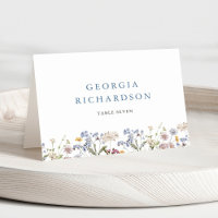 Fleur sauvage Meadow Garden Wedding Boho Place Car