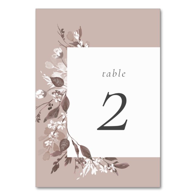 Numéro de table Flora Automne (Par défaut)