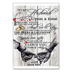 Numéro De Table Funny Quotes   Gift for Husband  
