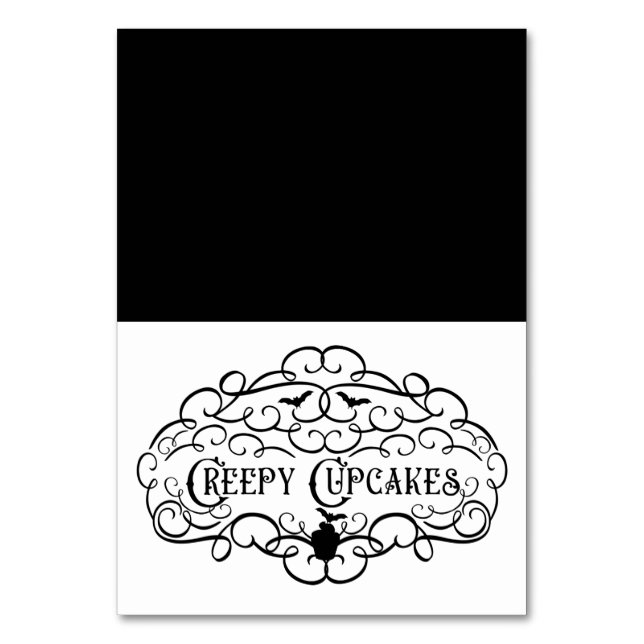 Numéro De Table Gâteaux déplaisants Tente alimentaire Halloween Vi (Par défaut)