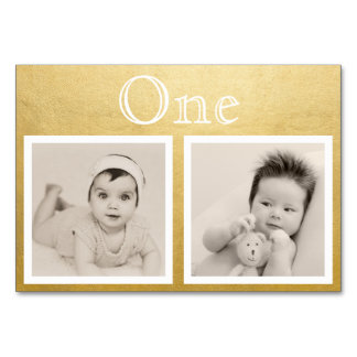 Numéro De Table Groom de mariée âge d'or personnalisé Numéro de ta