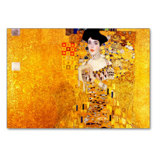 Numéro De Table Gustav Klimt Adele Bloch-Bauer Art Nouveau Vintage