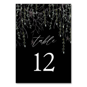 Numéro De Table Halloween Spider & Twigs