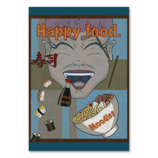Numéro De Table Happy food