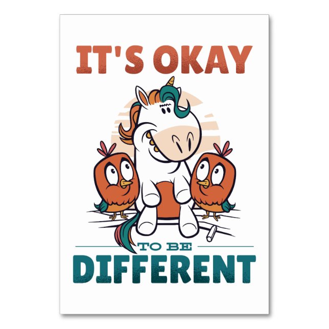 Numéro De Table Il est bon d'être différent Invitation (Par défaut)