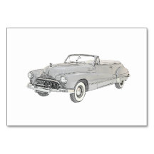 Illustration convertible Buick Roadmaster 1947