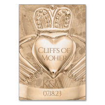 Initiales du Mariage de la ceinture de Claddagh No