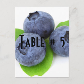 Numéro de table invité