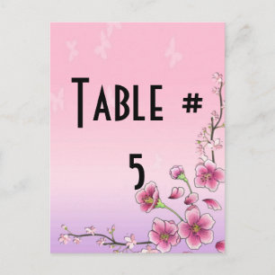 Numéro de table invité