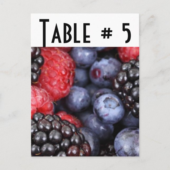 Numéro de table invité (Devant)