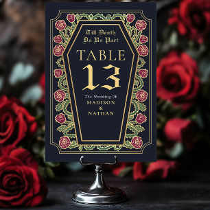 Numéro De Table Jusqu'à la mort Faisons-nous partie Rose Bleu Mari