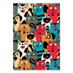 Numéro De Table La Crowd of cats
