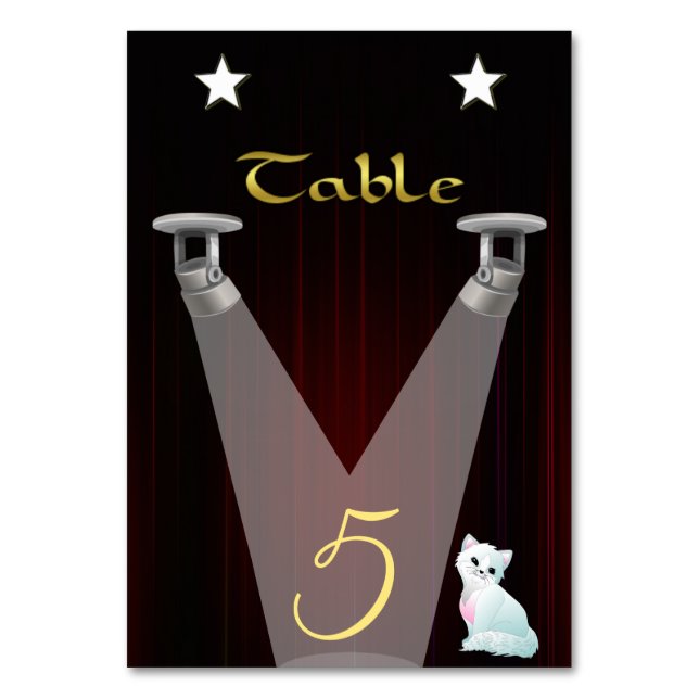 Numéro De Table Lampes (Par défaut)