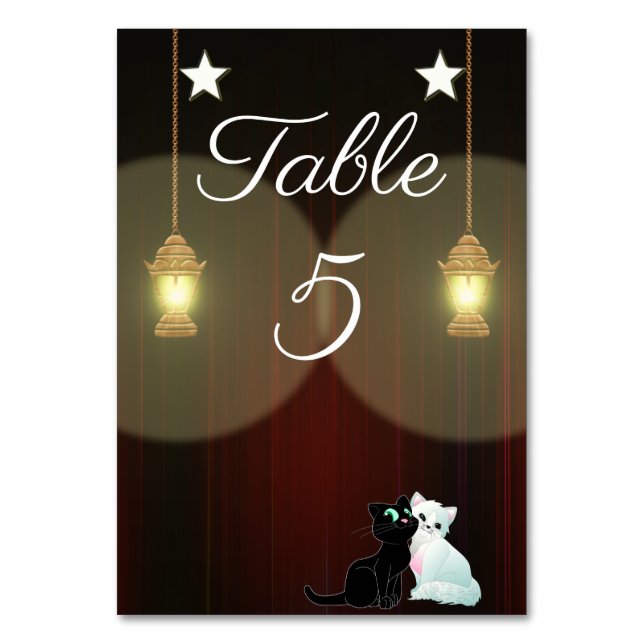 Numéro De Table Lampes (Par défaut)