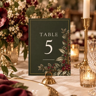 Numéro De Table Le Jardin de Vigne