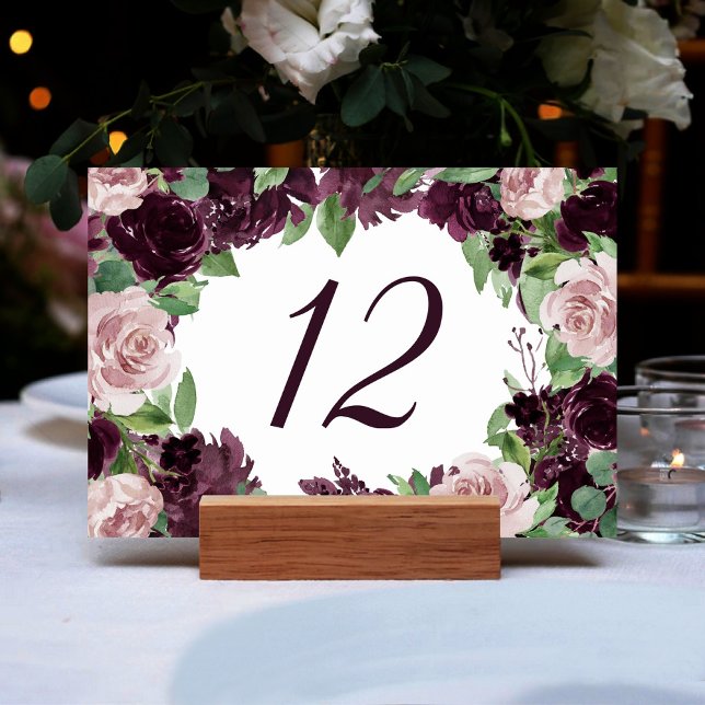 Numéro De Table Les passions de Moody | Vin violet spectaculaire C (Créateur téléchargé)