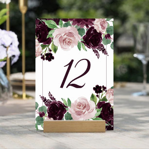Numéro De Table Les passions de Moody   Vin violet spectaculaire C