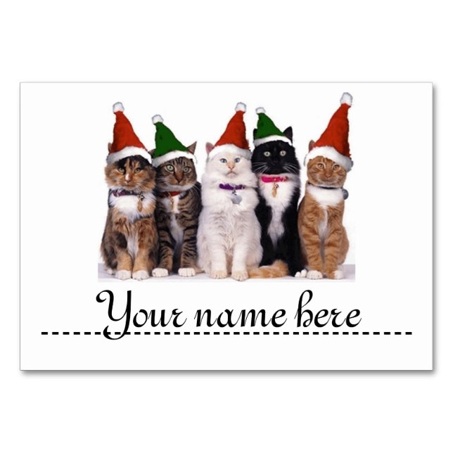 Numéro De Table Lieu de rendez-vous pour la table de Noël - (Devant)