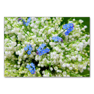 Numéro De Table Lily de la vallée