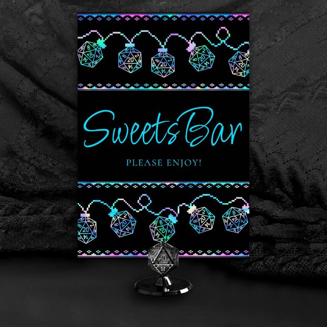 Numéro De Table Luminateurs RPG | Holo Imaginaire Tabletop Gamer P (Customize for various tables (advice, bubbles, snack/sweets/coffee bar, ladies/gentlemen, etc))