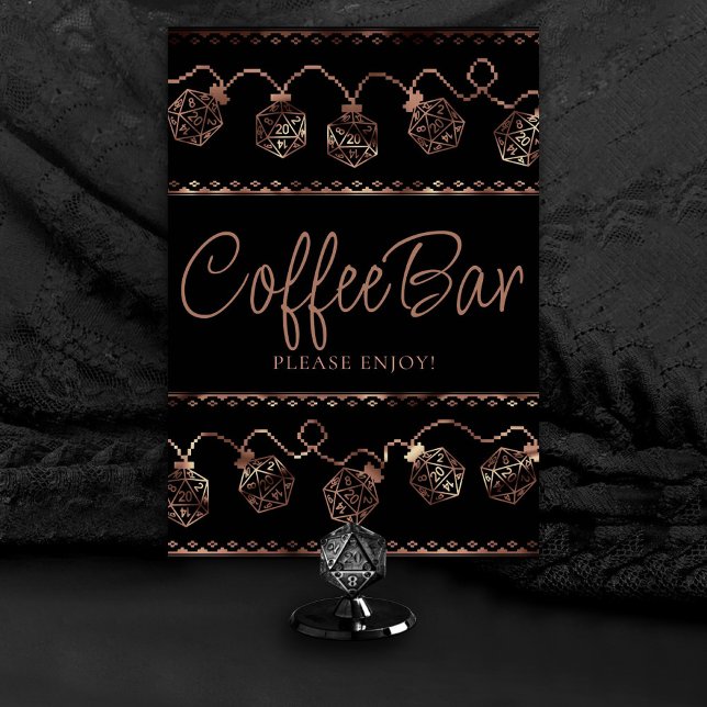 Numéro De Table Luminateurs RPG | Imaginaire cuivre Tabletop Gamer (Customize for various tables (advice, bubbles, snack/sweets/coffee bar, ladies/gentlemen, etc))