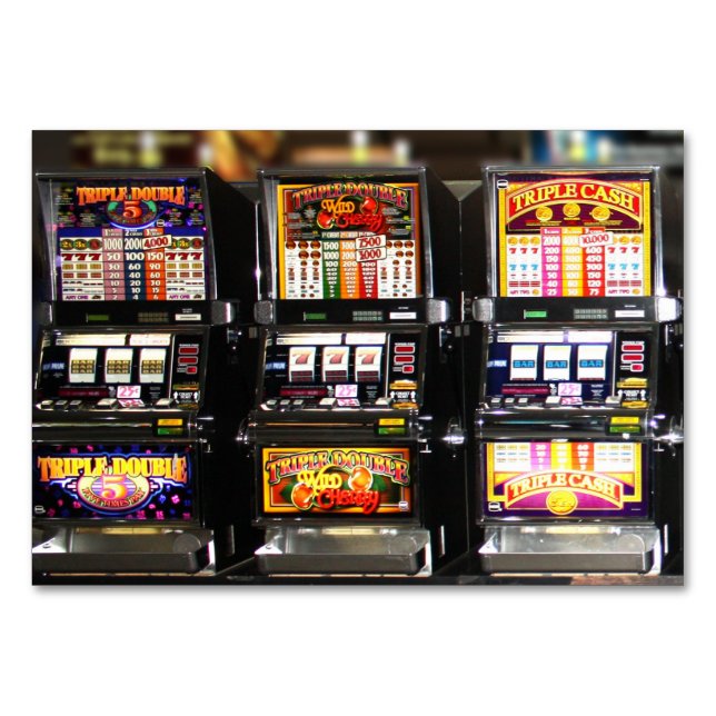 Numéro De Table Machines de rêve - Machines à sous Lucky (Dos)