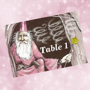 Numéro De Table Magique Ancien Assistant Elfe Magique Wand Star