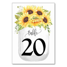 Mariage campagnard de Sunflowers Mason Jar
