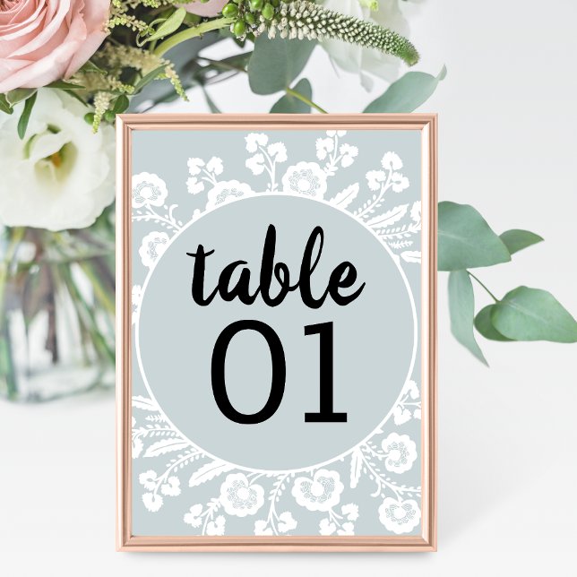 Numéro De Table Mariage de dentelle russe (Créateur téléchargé)