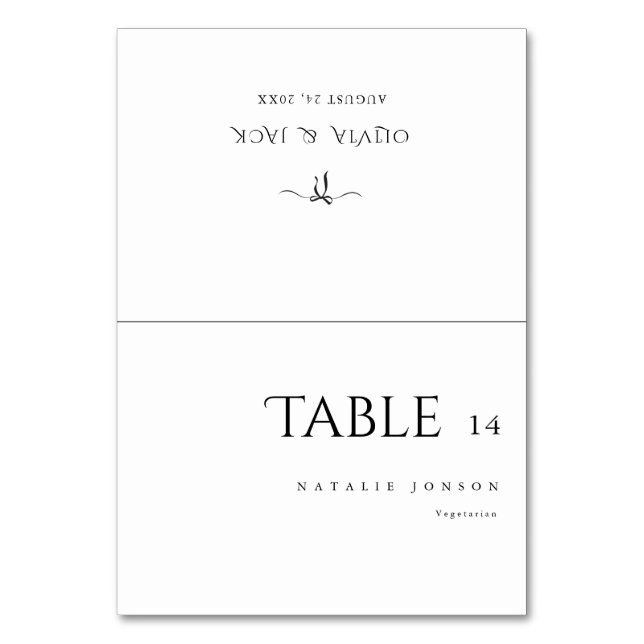 Numéro De Table Mariage de luxe | Élégance de l'argent ancien (Par défaut)