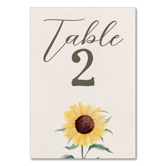 Numéro De Table Mariage de marguerite couleur Pastel Retro (Dos)