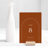 Mariage en terre cuite Boho Arch simple