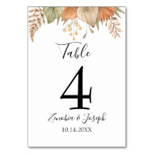 Mariage floral à feutre minimal