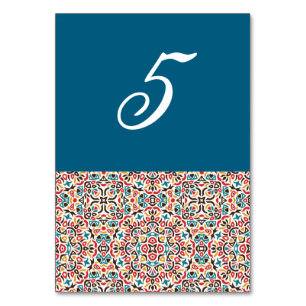 Numéro De Table Mariage géométrique en treillis marocain